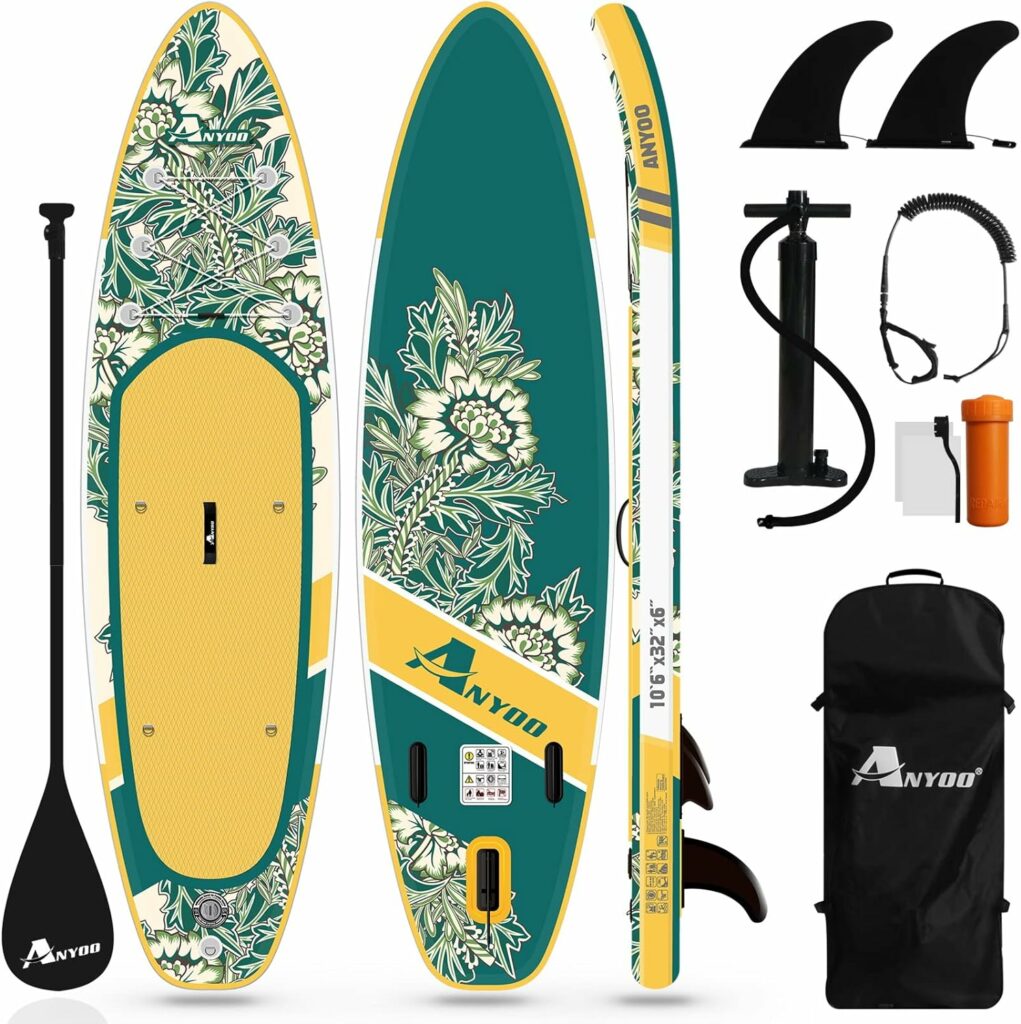 Anyoo Tabla de Stand Up Paddle Hinchable para Surf Adulto